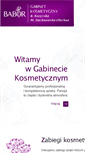 Mobile Screenshot of gabinetkosmetyczny.info